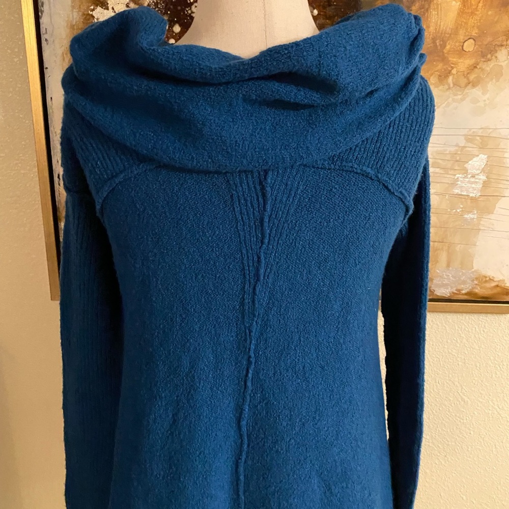 Free People cowl neck / turtleneck long sleeve sweater size XS ~ - Picture 8 of 14